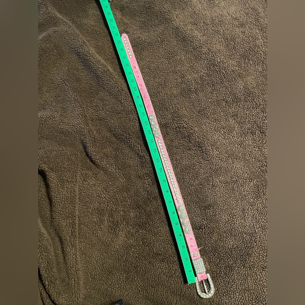 Pink Rhinestone Kids Belt - Picture 6 of 6
